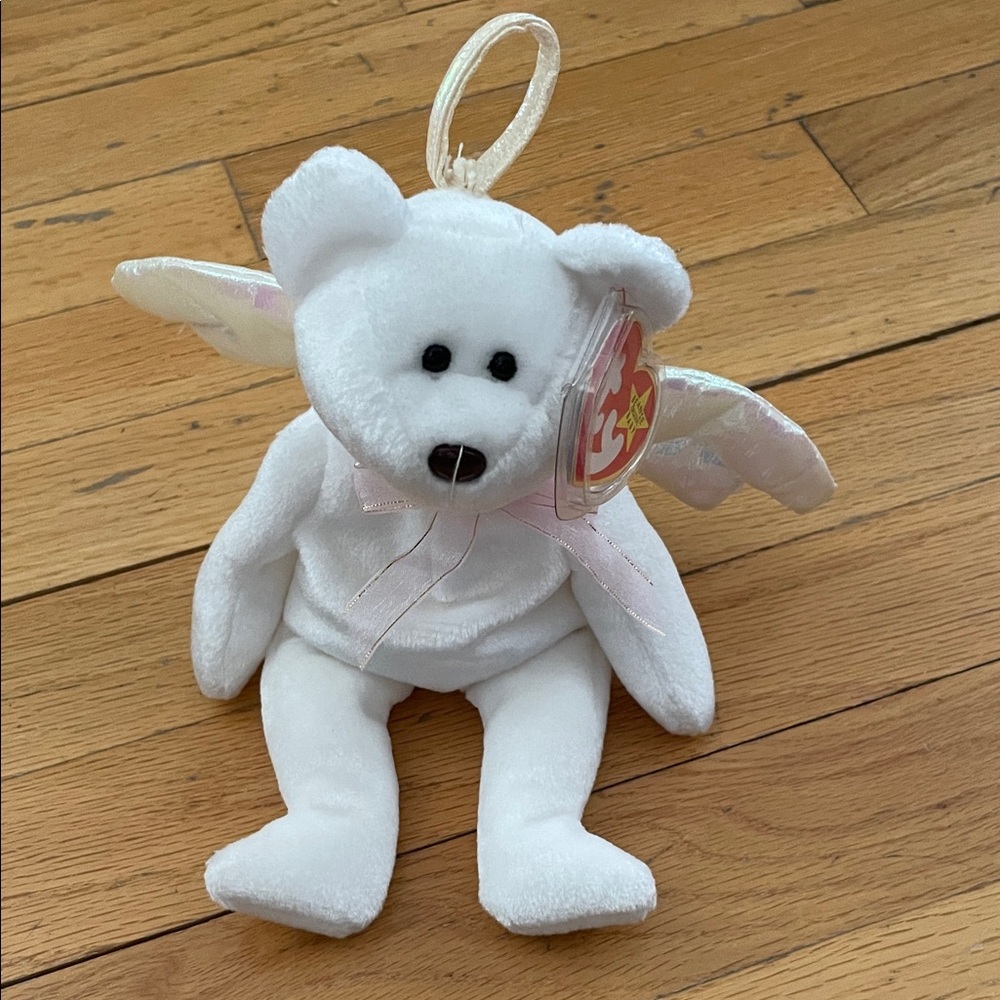Vintage 1998 Halo the Bear Beanie Baby